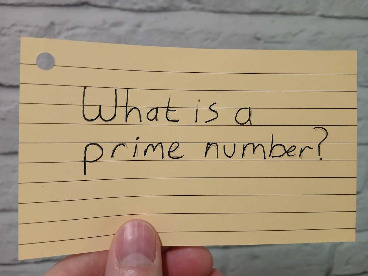 What is a prime number?